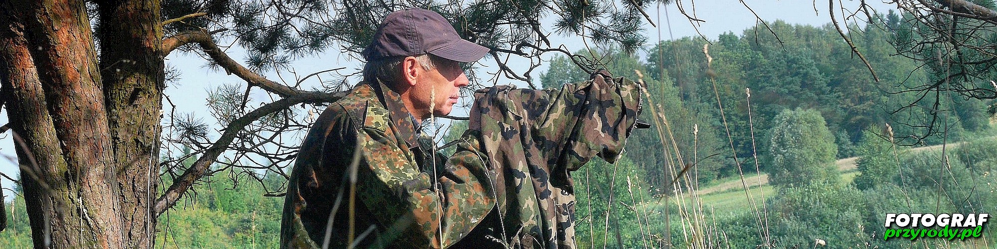 fotograf przyroody w akcji